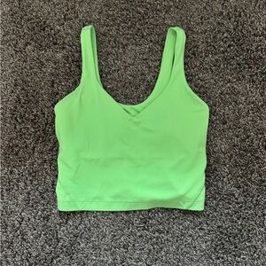 Vibrant Green Lululemon Align Tank Top
